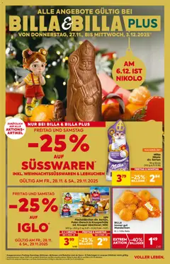 Vorschau Billa Flugblatt gültig ab 27.11.2025