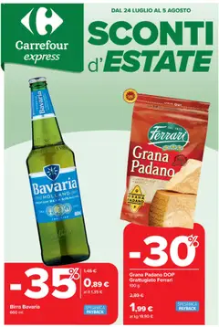 Anteprima Carrefour Express catalogo valida dal 24/07/2025