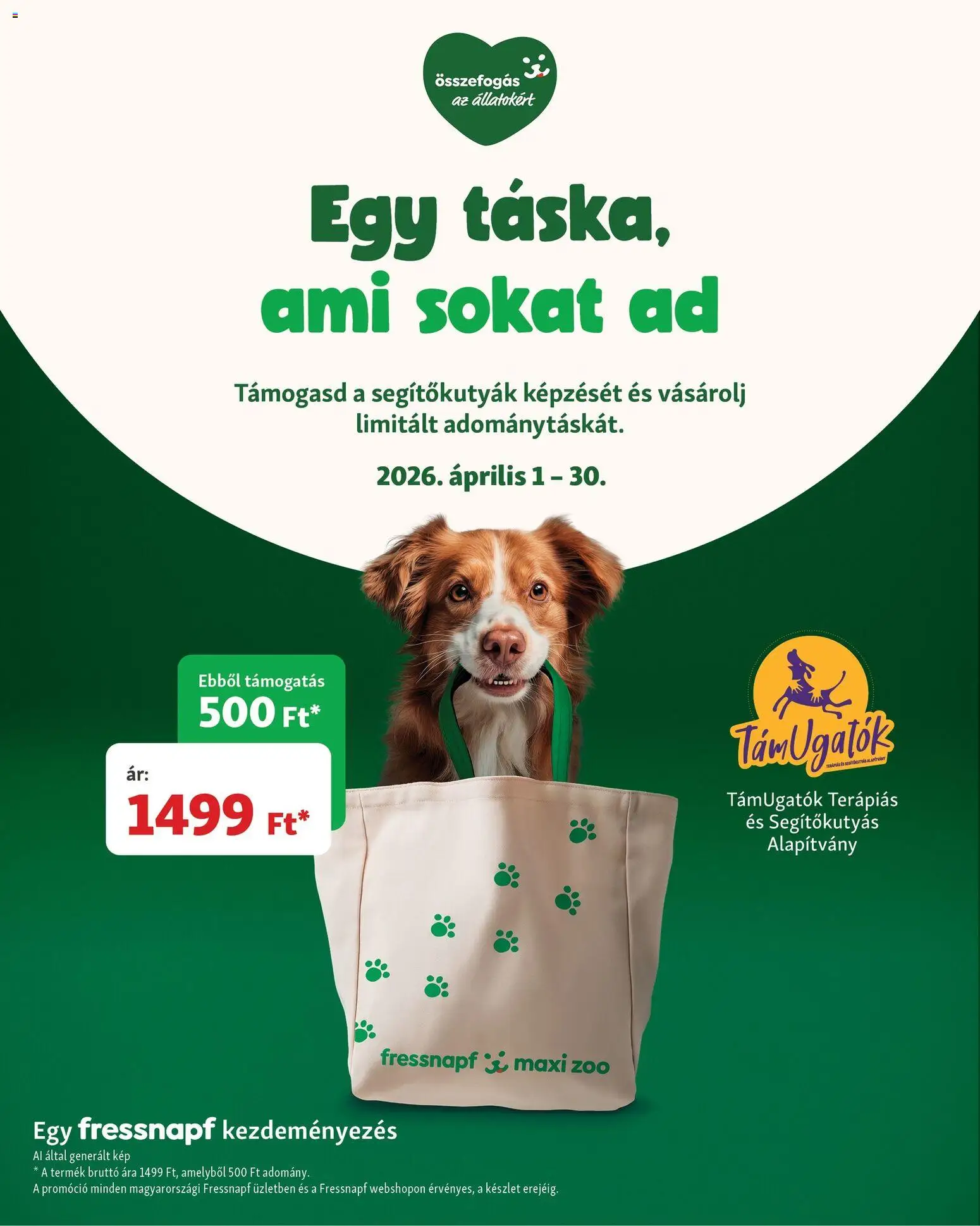 Fressnapf akciós újság - 1oldal - érvényes 2026.04.01.-tól