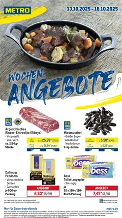 Vorschau Metro Prospekt 	 gültig ab 13.10.2025