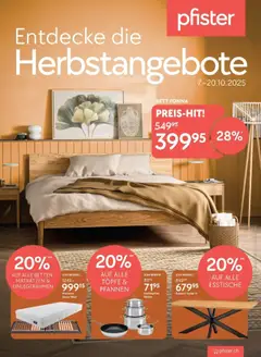 Vorschau Pfister Aktionen gültig ab 07.10.2025