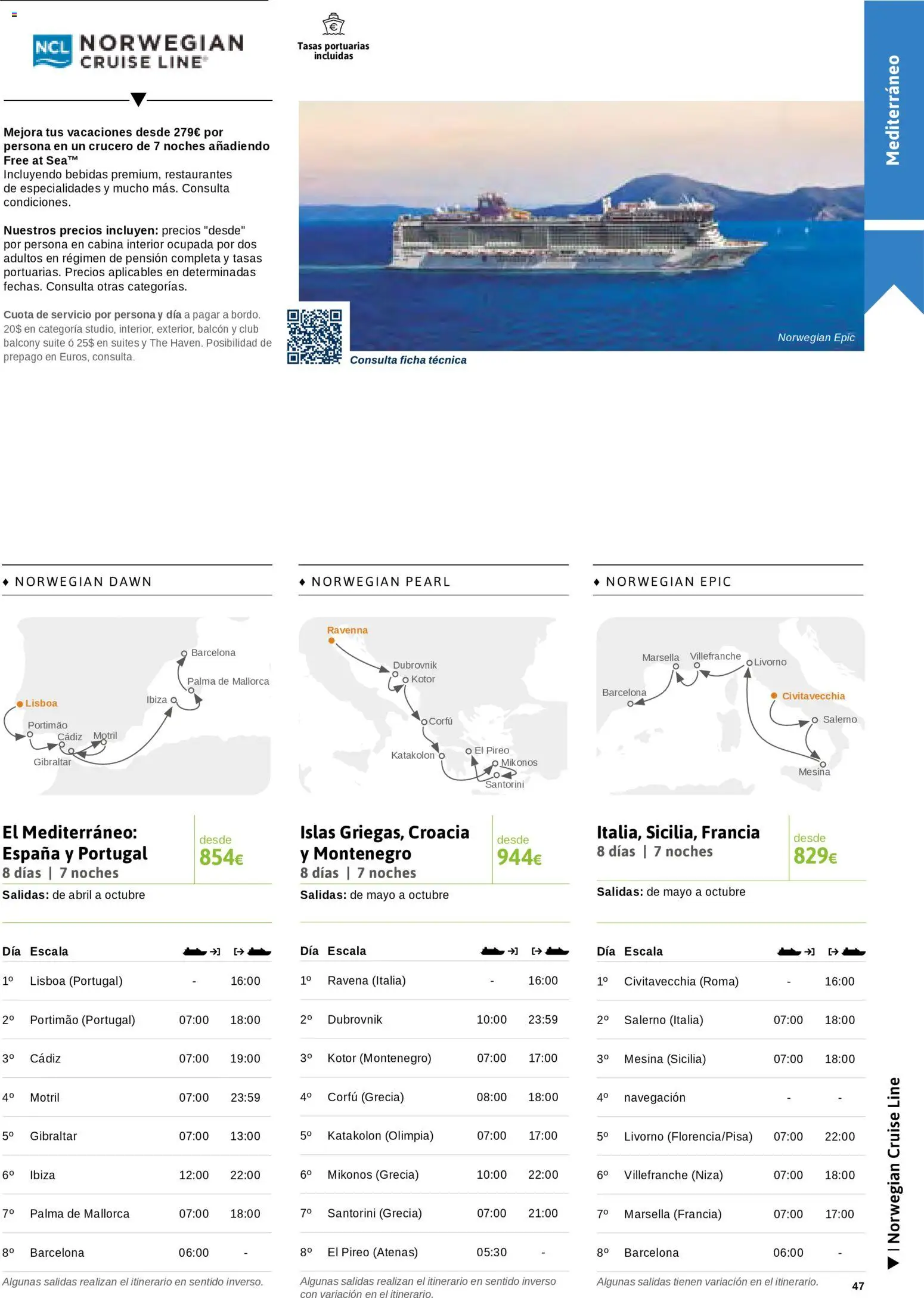 Viajes El Corte Inglés Cruceros marítimos - Página de 48 - Válido desde 01/01/2026