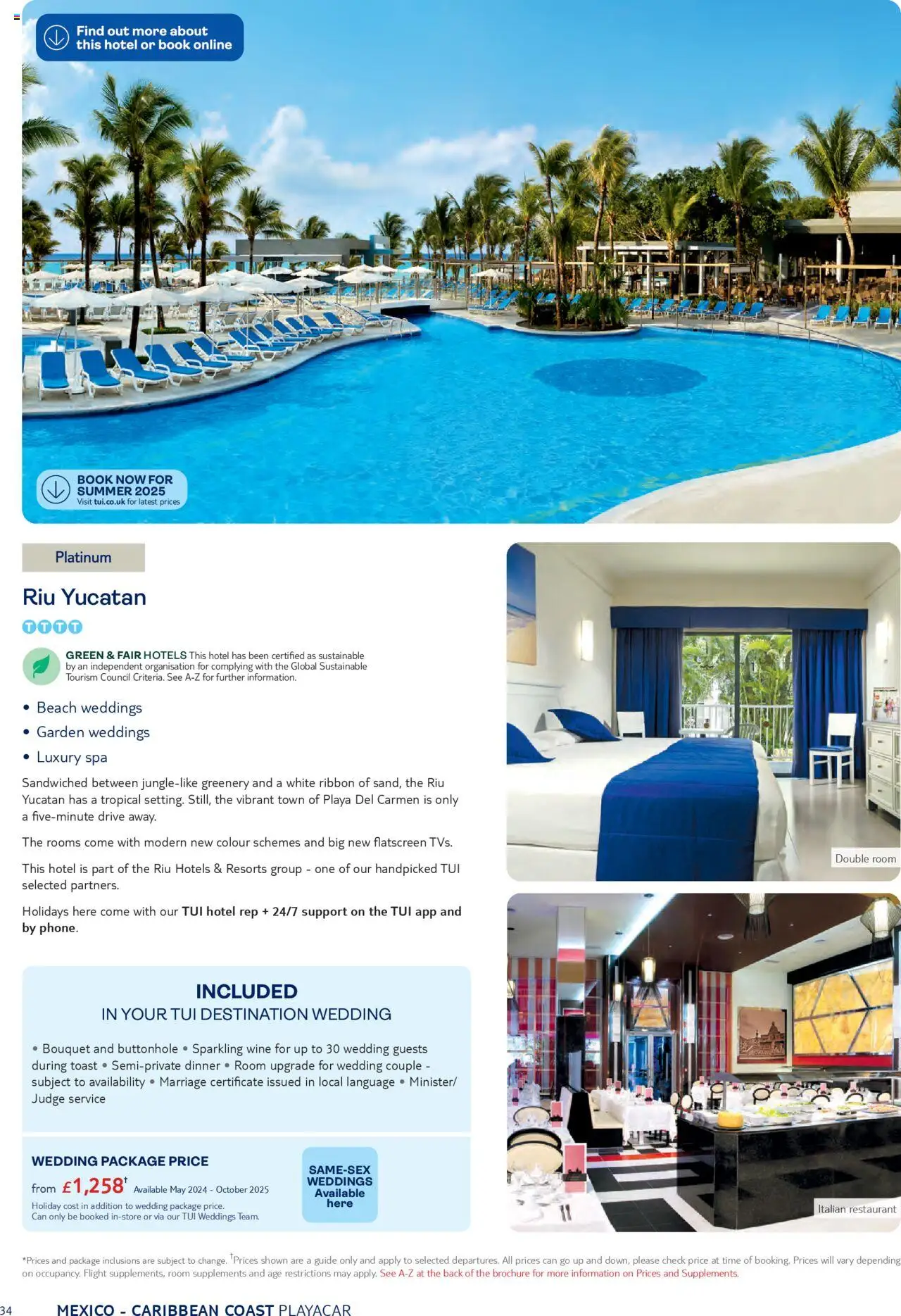 TUI - Weddings - page 34- valid from 01/05/2024