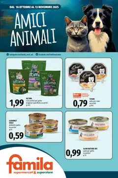 Anteprima Famila Animali catalogo valida dal 16/10/2025