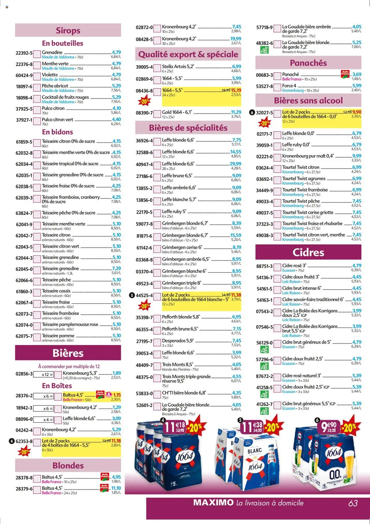 Maximo prospectus - page 63 - valable à partir du 07/07/2025