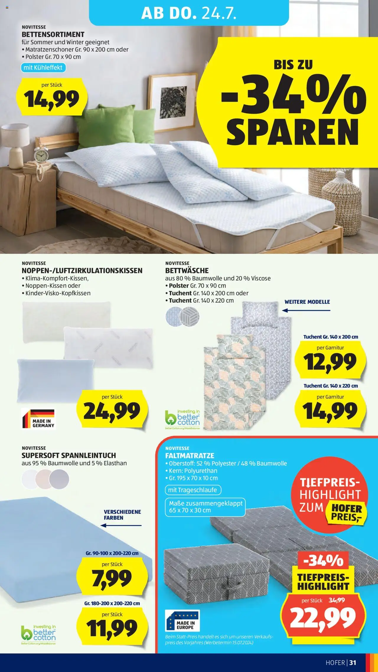 Hofer Flugblatt - Seite 35- gültig ab 18.07.2025