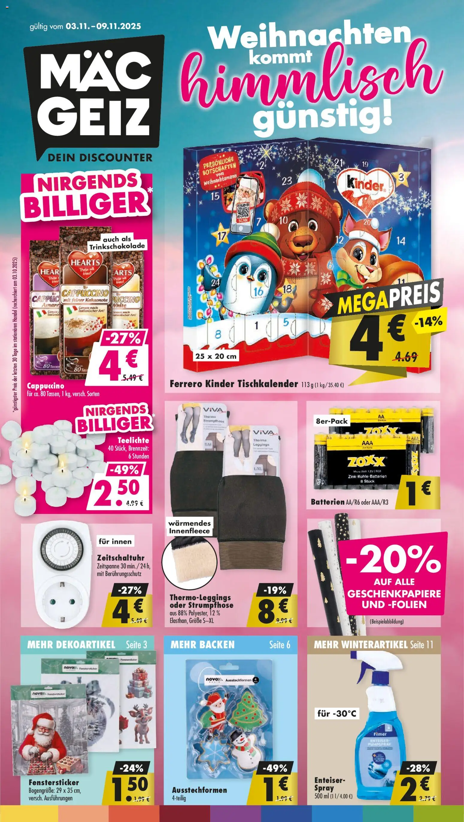 Mäc Geiz Prospekt 	 - Seite 1 - gültig ab 03.11.2025