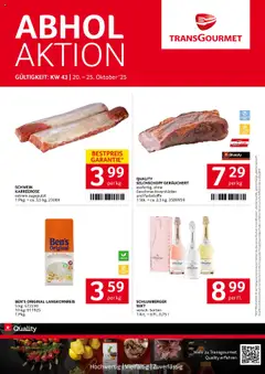Vorschau Transgourmet Flugblatt gültig ab 20.10.2025