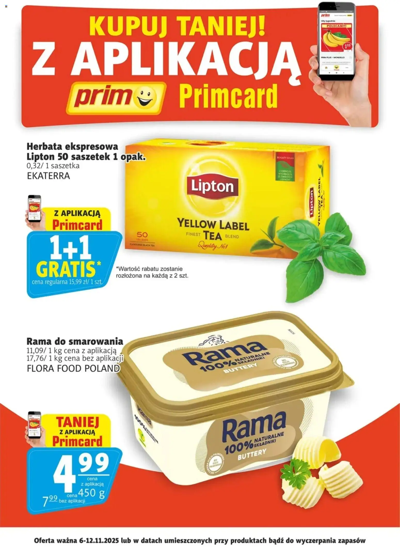 Prim Market Promocje - Primcard - strona 1- ważny od 06.11.2025