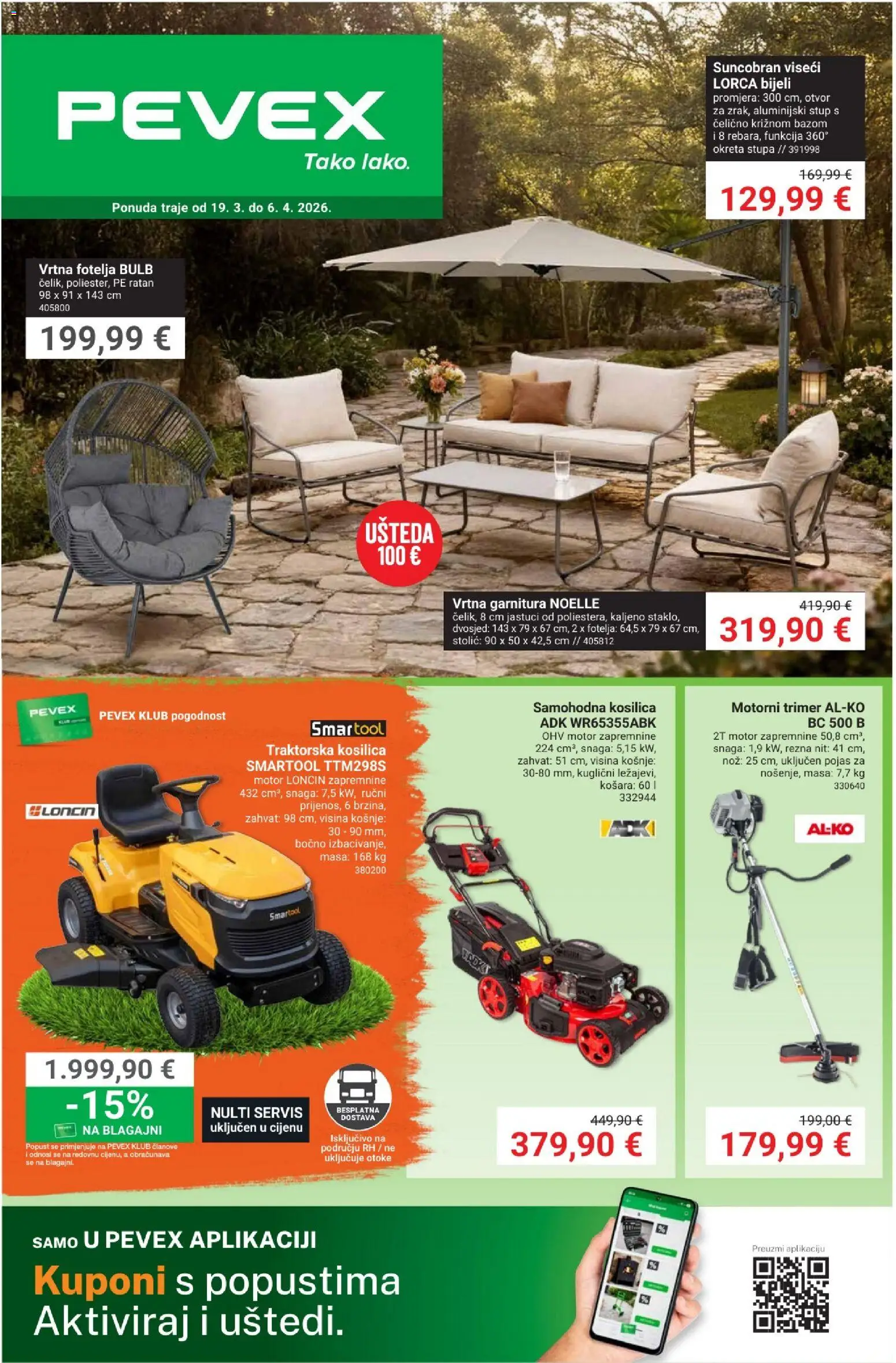 Pevex - Katalog - stranica 1- važeći od 19.03.2026