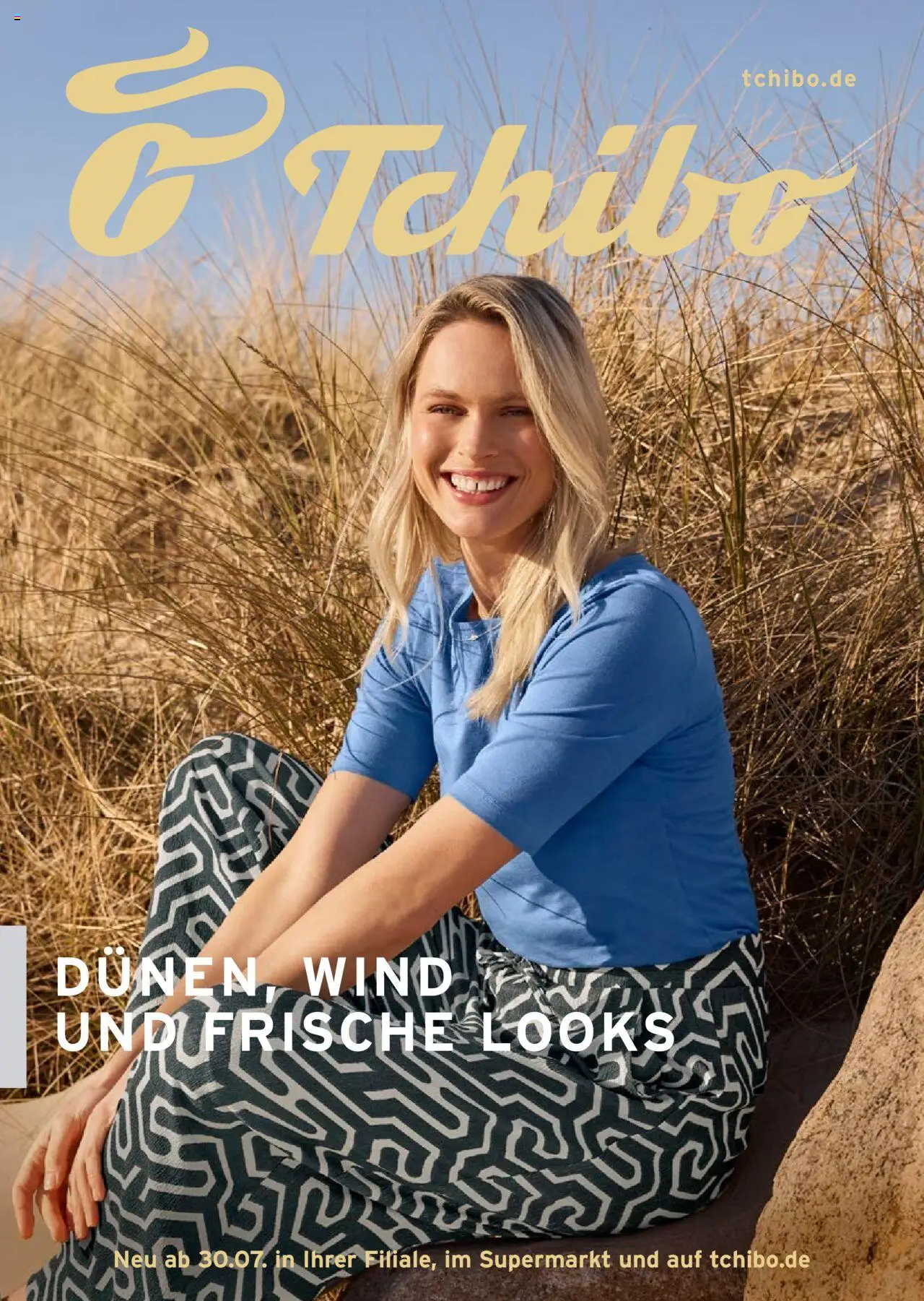 Prospekt Tchibo Dünen, Wind & frische Looks - Seite 1 - gültig ab 30.07.2025