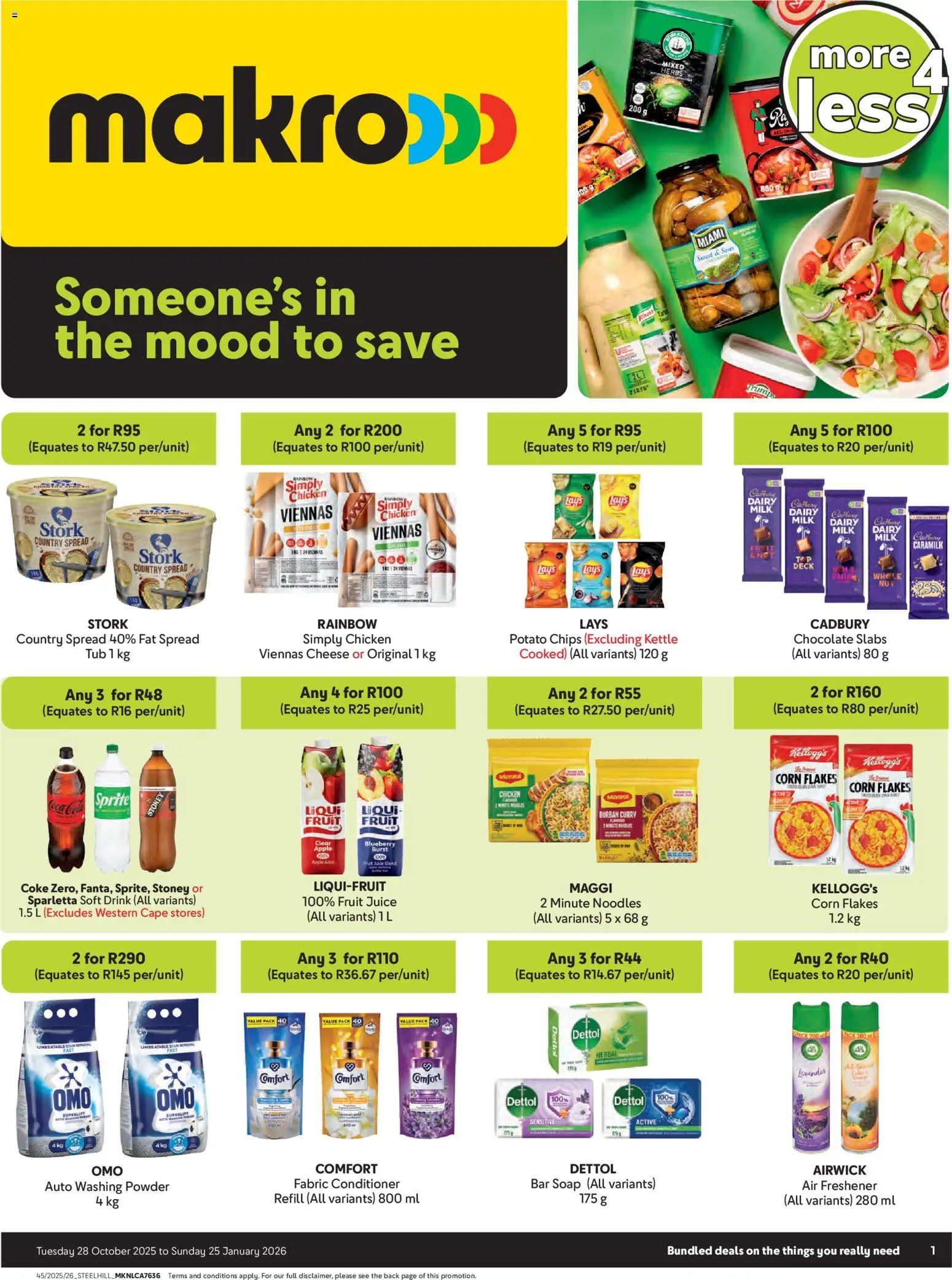 Makro - More4Less - page 1- valid from 28/10/2025
