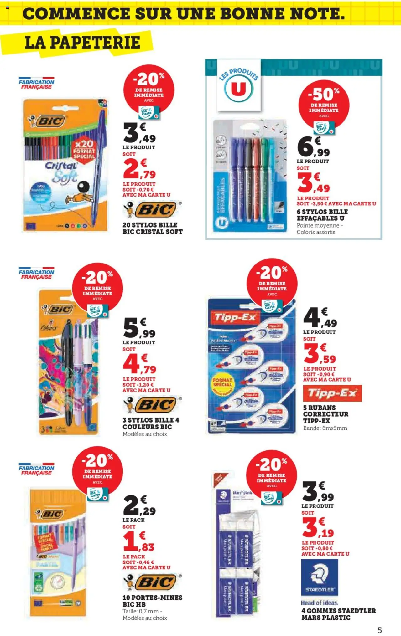 Super U La rentrée à prix bas - page 5 - valable à partir du 16/07/2025