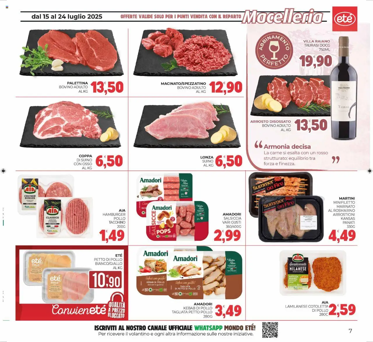 Volantino Eté	 - pagina 7 - valido dal 15/07/2025
