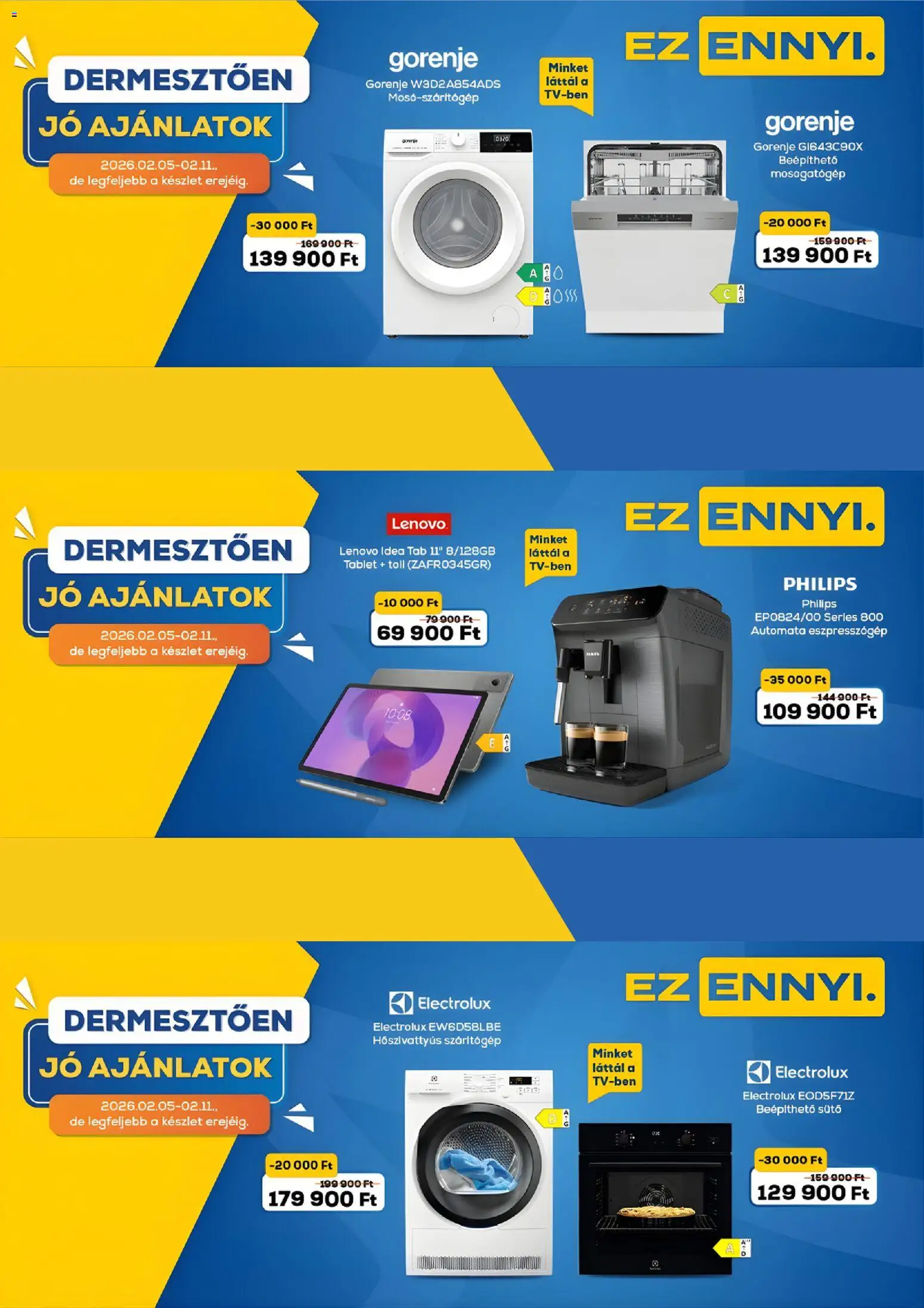 Euronics Akciós újság - 1oldal - érvényes 2026.02.05.-tól