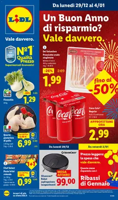 Anteprima Volantino Lidl	 valida dal 29/12/2025