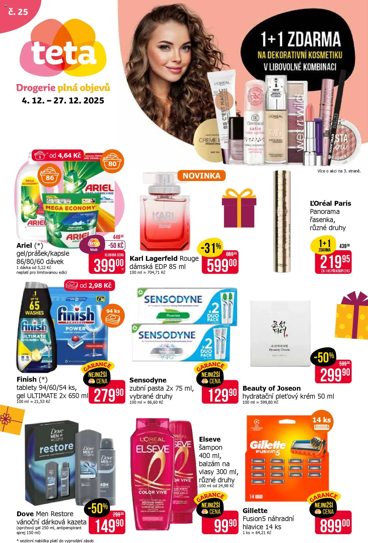 TETA Drogerie leták - strana 1- platný od 04.12.2025