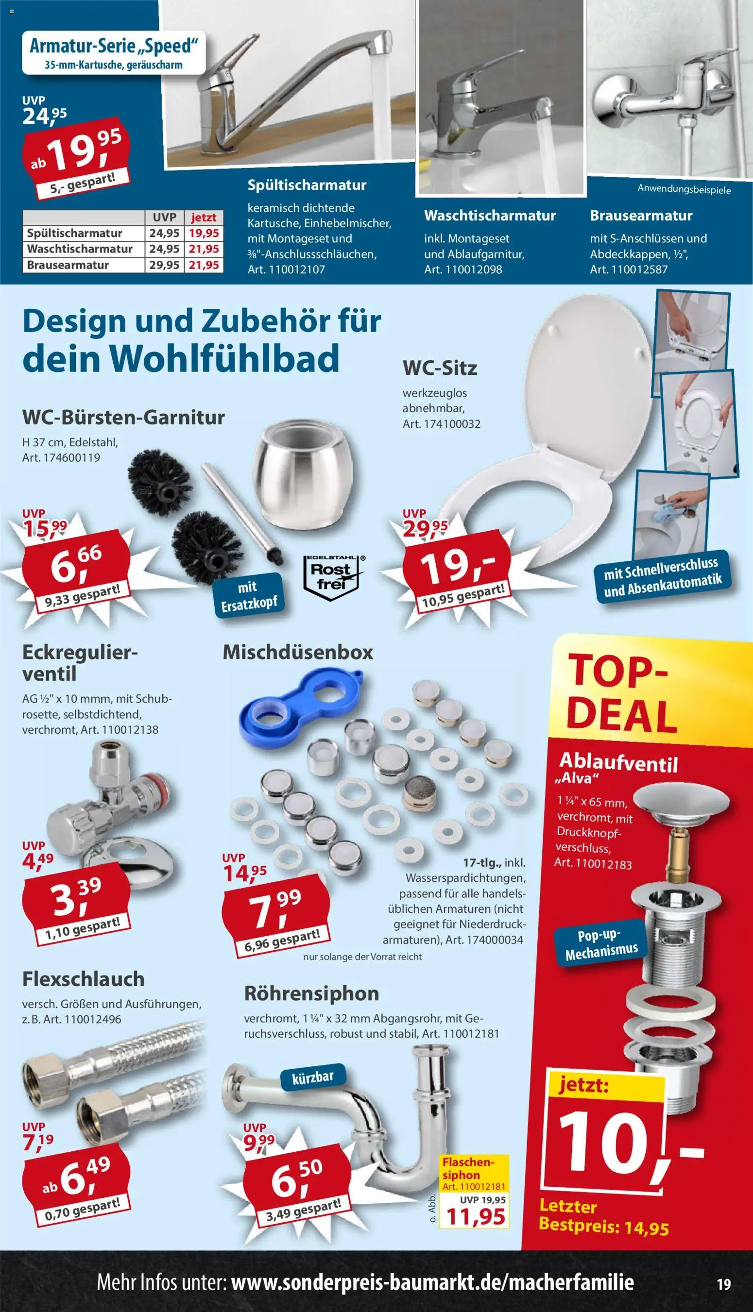 Sonderpreis Baumarkt Prospekt 	 - Seite 19 - gültig ab 25.04.2026