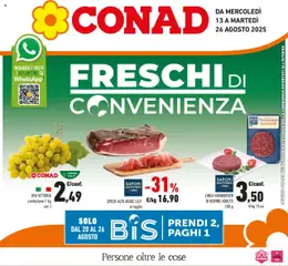 Anteprima Conad Lombardia catalogo valida dal 13/08/2025