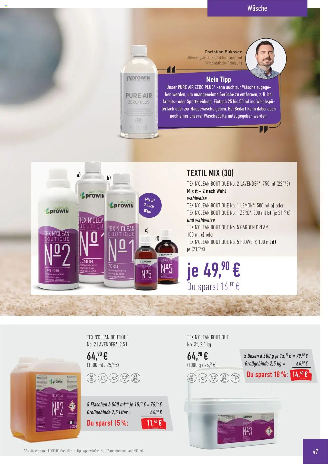 Katalog ProWin Juli/Dezember 2025 - Seite 47 - gültig ab 01.07.2025