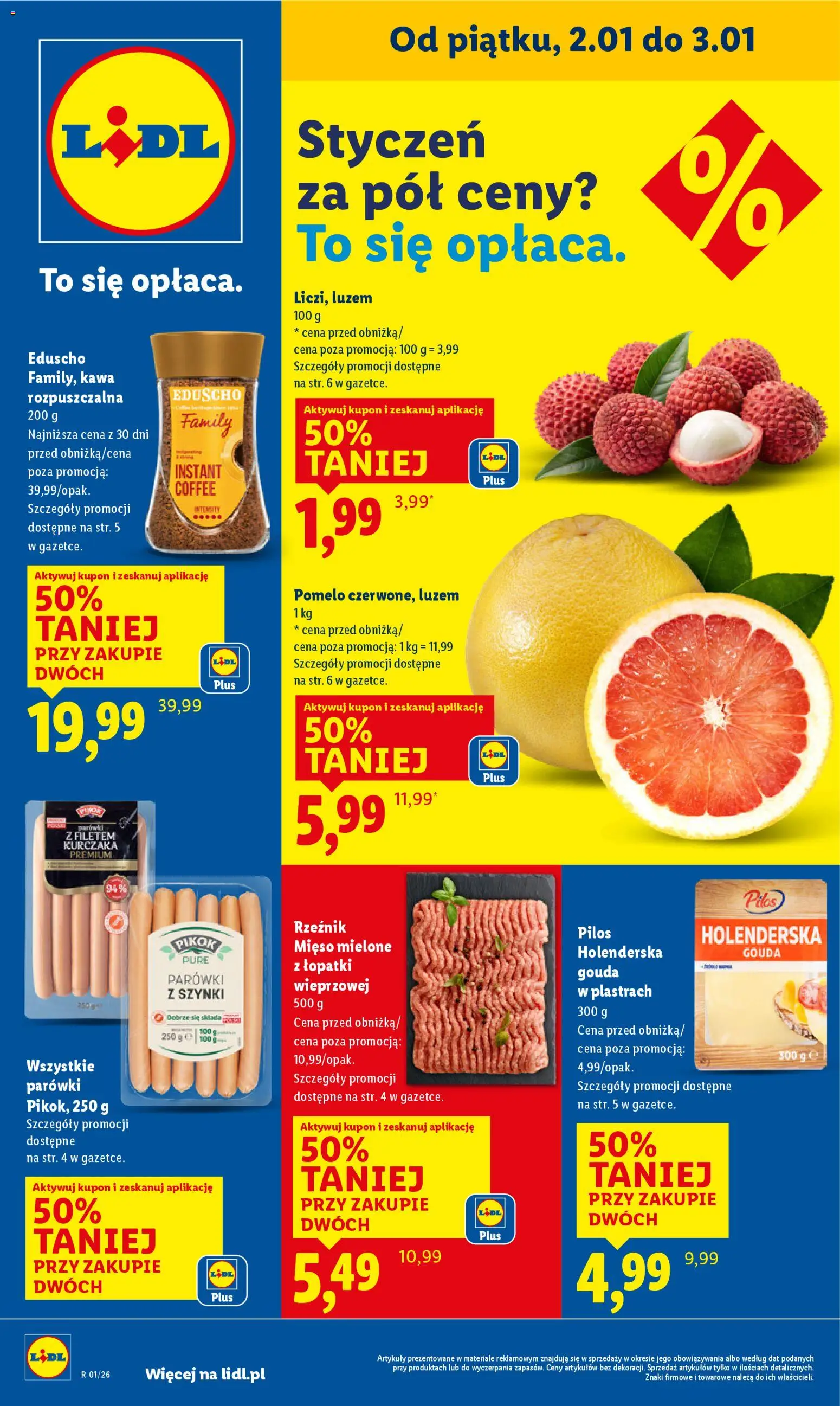 Lidl Gazetka - strona 1- ważny od 02.01.2026