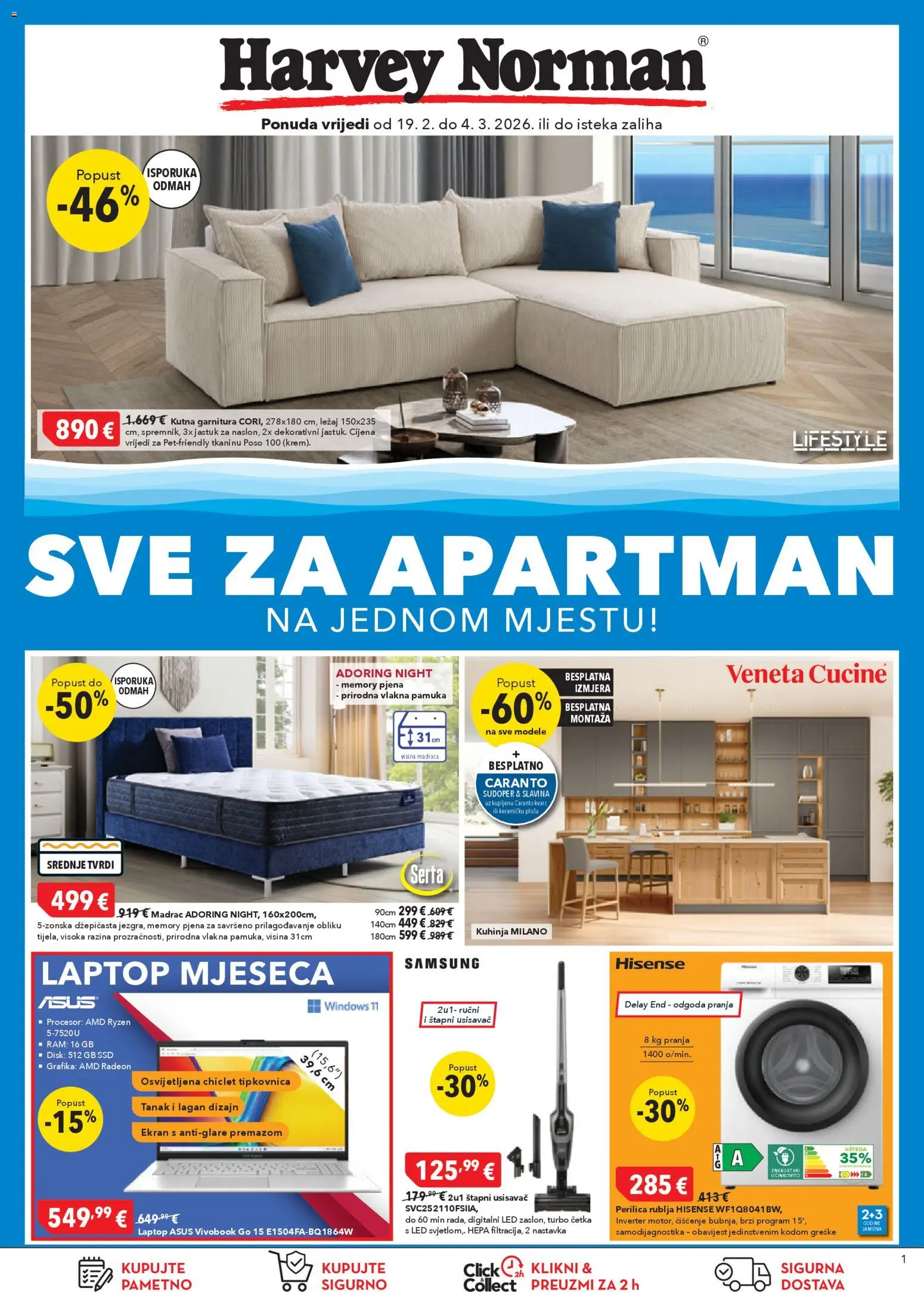 Katalog Harvey Norman - stranica 1- važeći od 19.02.2026