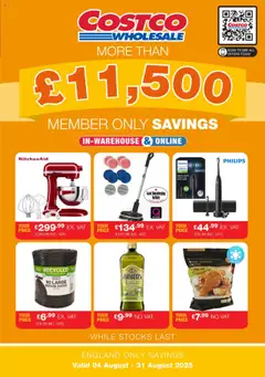 Costco - ENGLAND ONLY valid from 04/08/2025