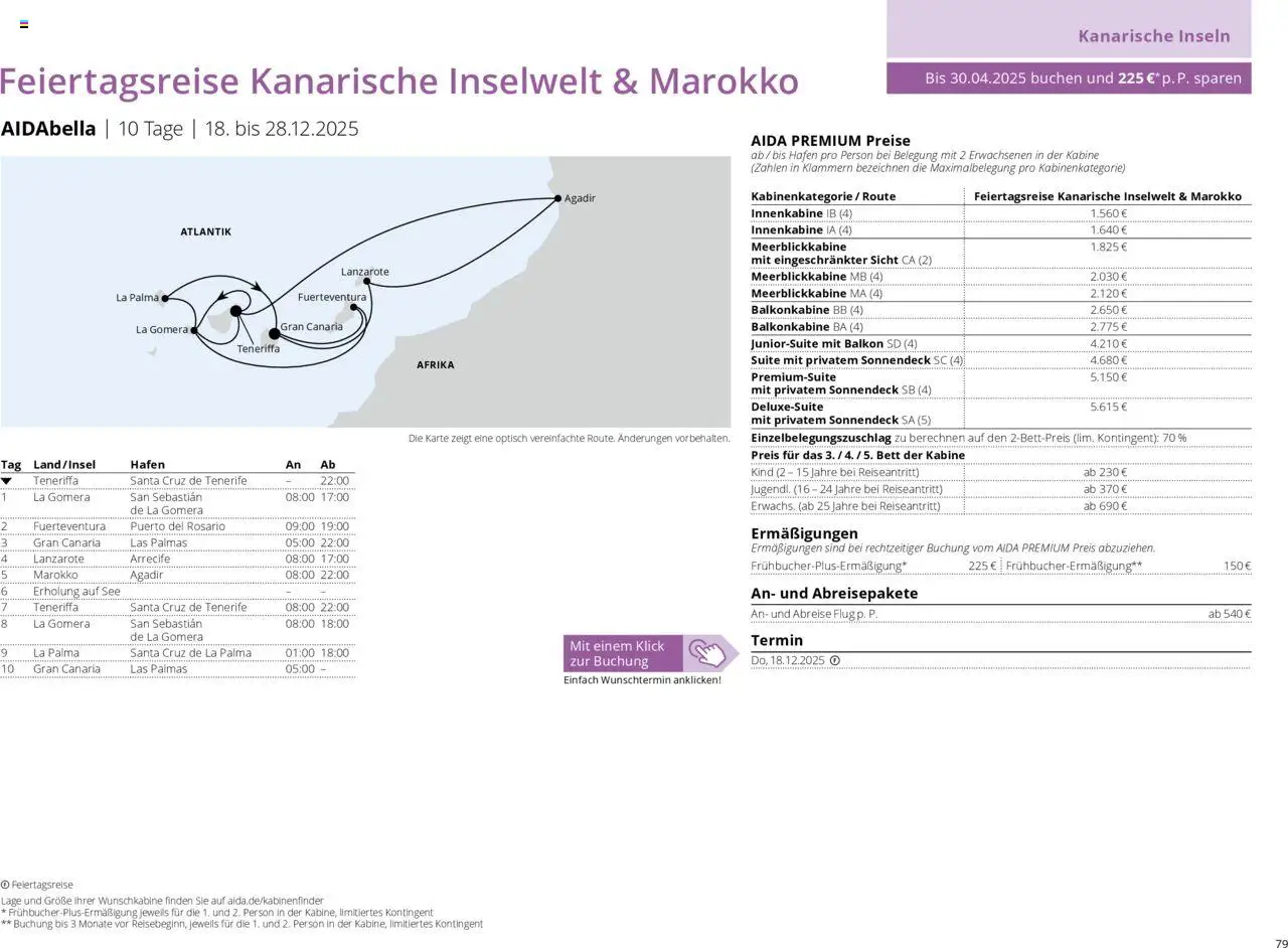 Aida Prospekt Winter 2025/26 - Seite 79 - gültig ab 01.10.2025