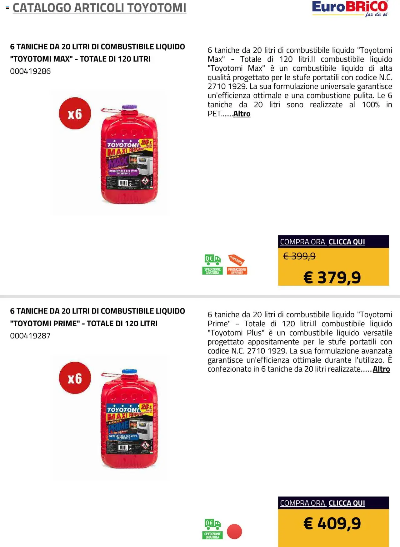 Eurobrico Articoli Toyotomi catalogo - pagina 17 - valido dal 23/07/2025