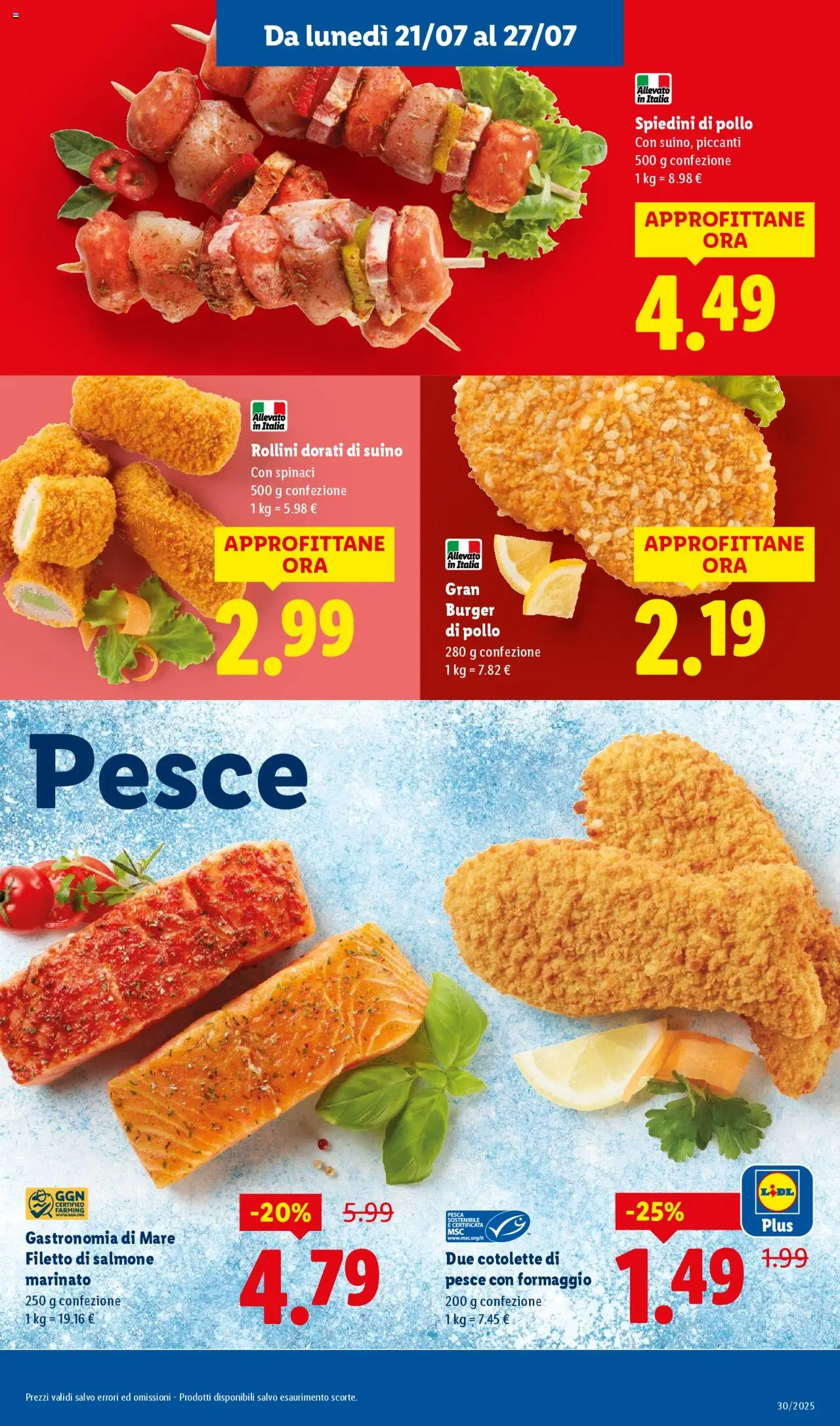 Volantino Lidl	 - pagina 5 - valido dal 21/07/2025
