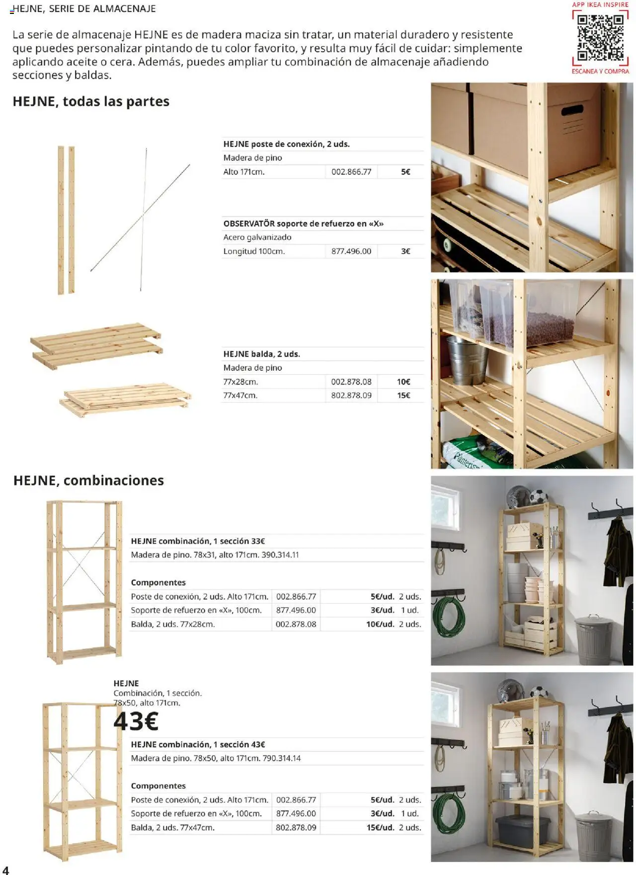 Catálogo IKEA Almacenaje secundario - Página de 4 - Válido desde 01/09/2025