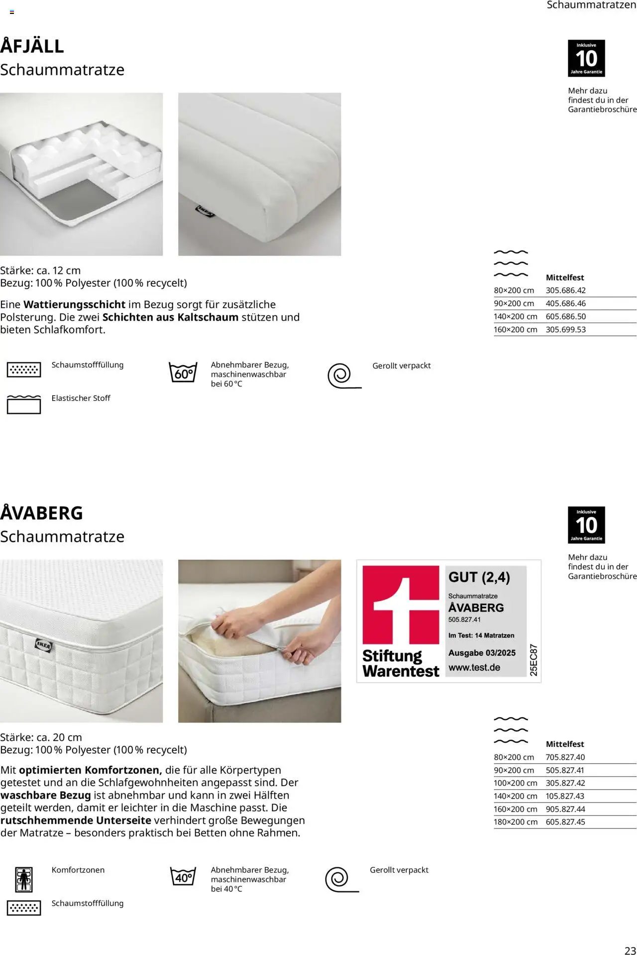 Ikea Prospekt  Schlafkomfort	 - Seite 23 - gültig ab 30.09.2025