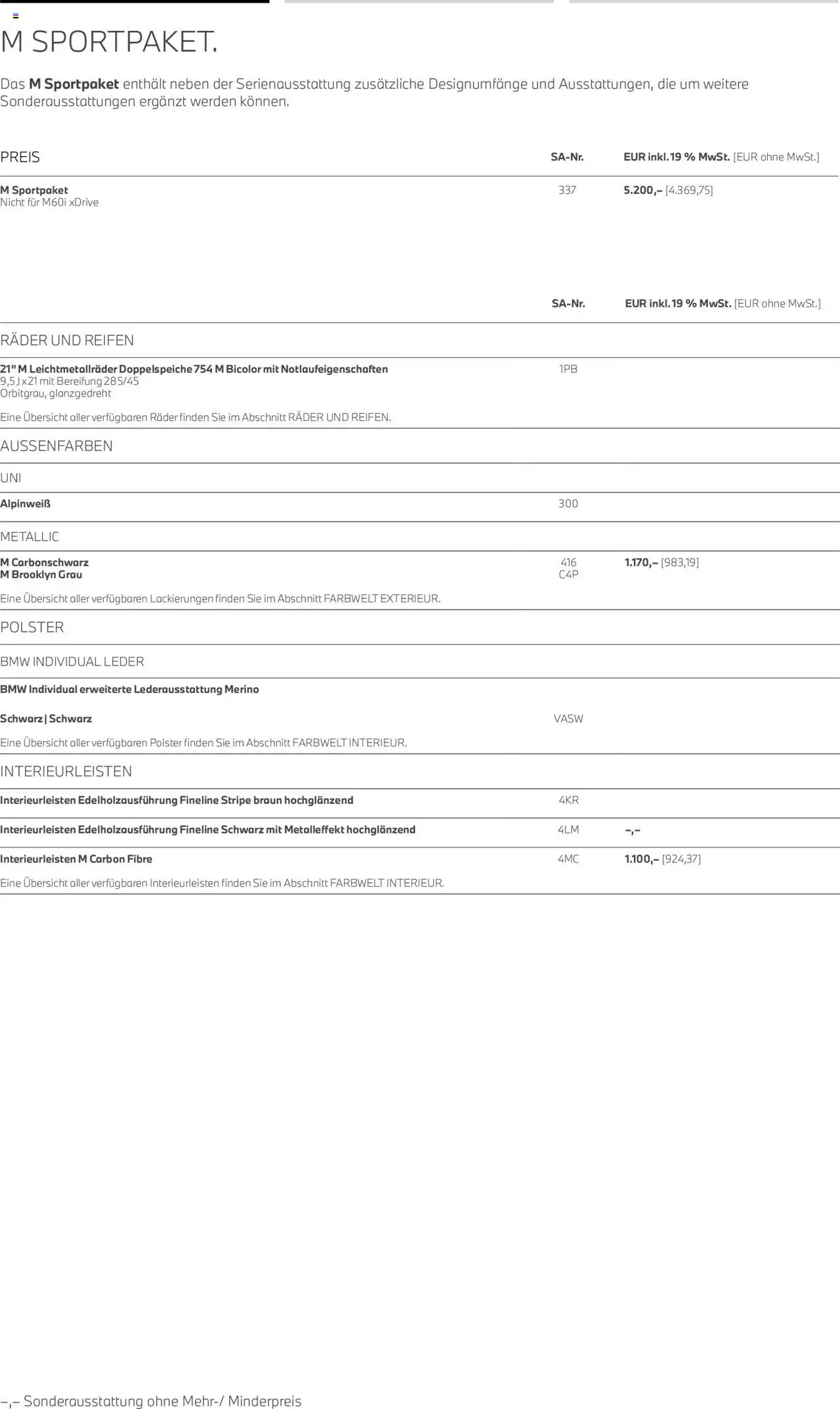 BMW X7 - Seite 8 - gültig ab 01.08.2025