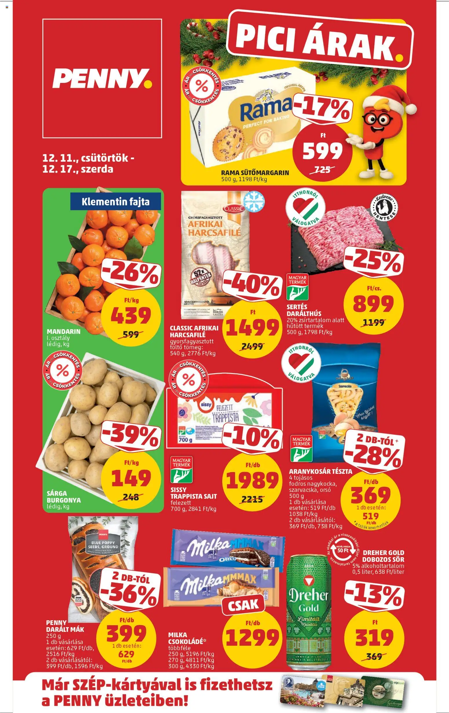 PENNY Akciós újság - 1oldal - érvényes 2025.12.11.-tól