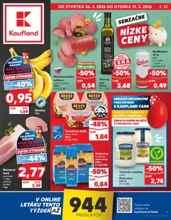 Kaufland leták platný od 26.03.2026