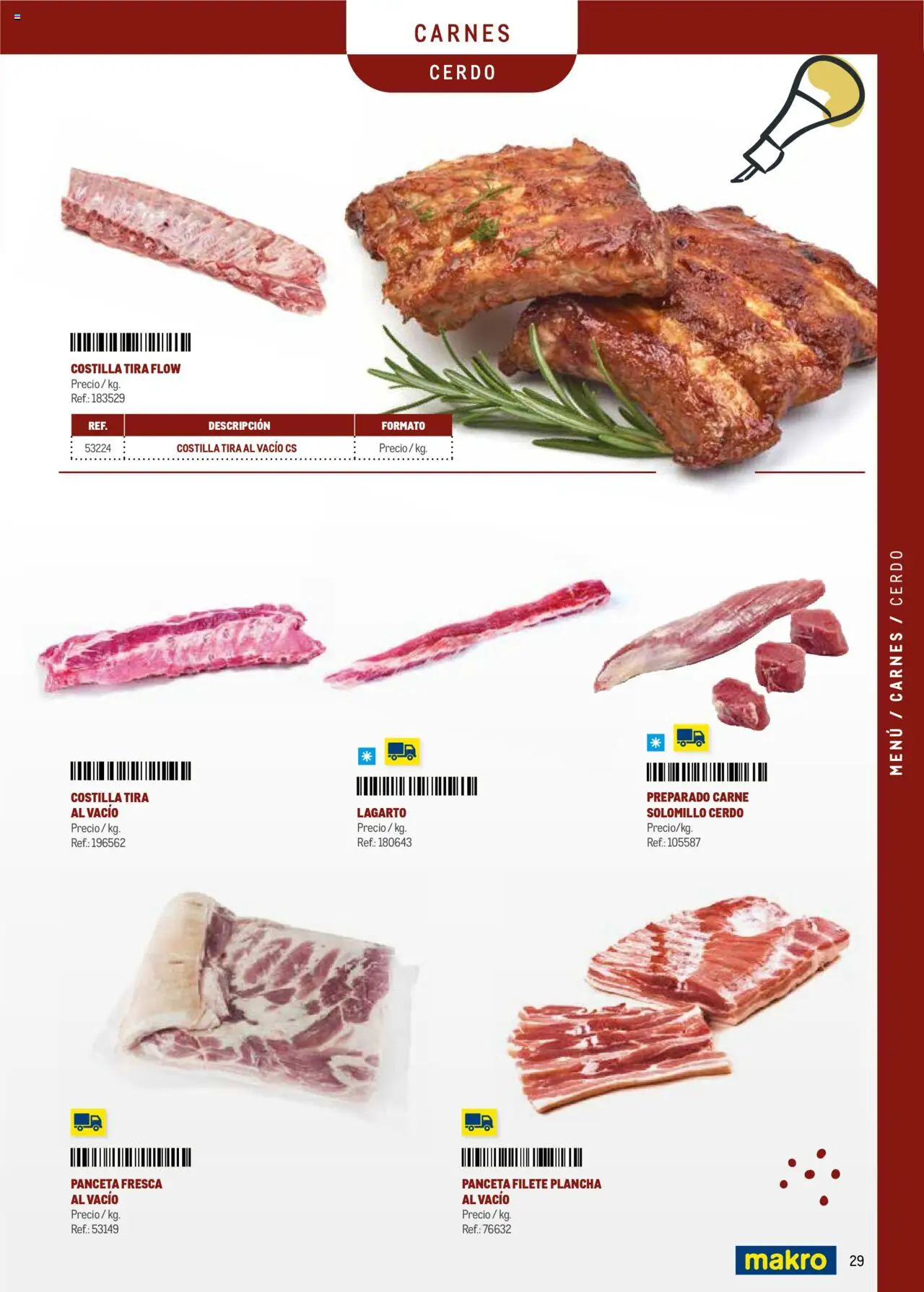 Makro - Menú y Barra Prat - Página de 29 - Válido desde 08/09/2025