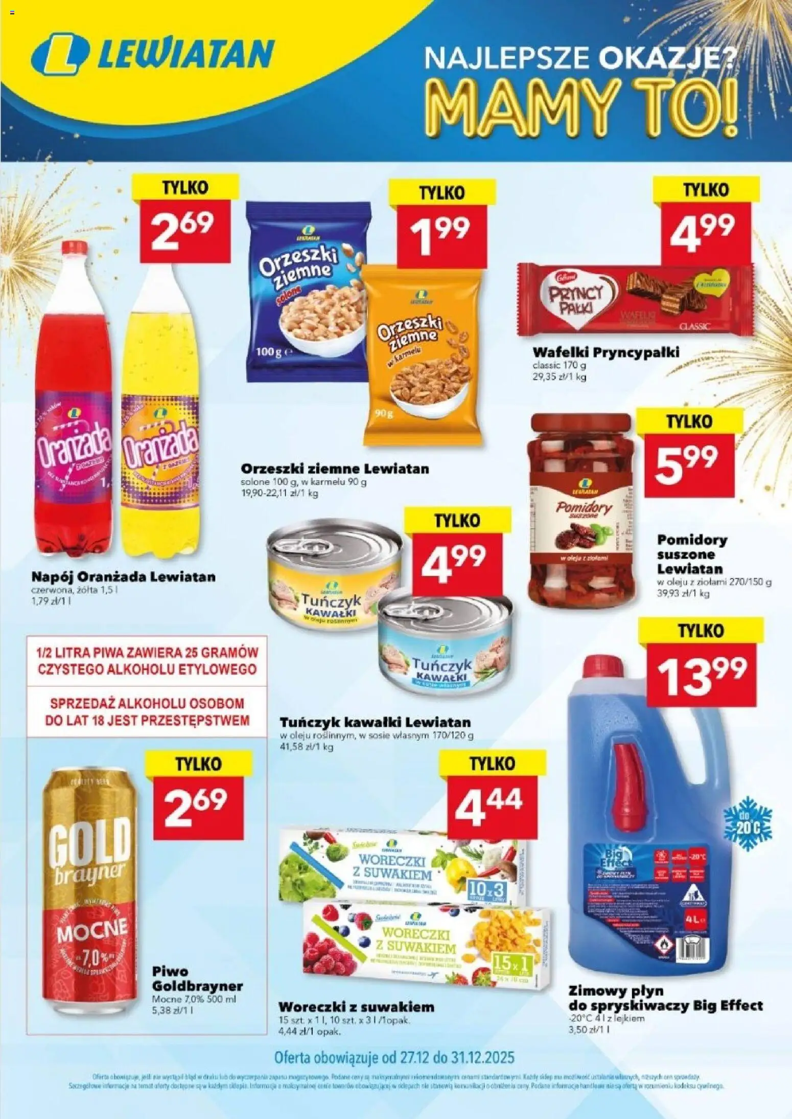 Lewiatan gazetka - Są okazje w Lewiatanie - strona 1- ważny od 27.12.2025