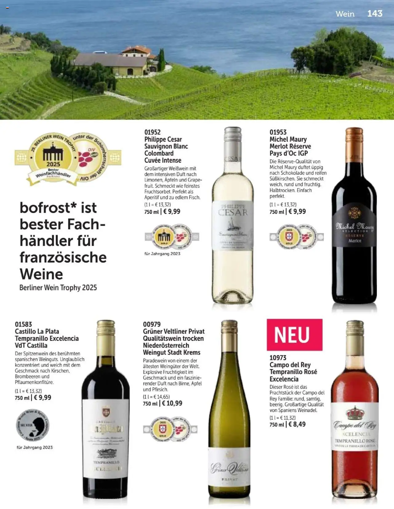 Bofrost Katalog - Seite 143 - gültig ab 07.09.2025