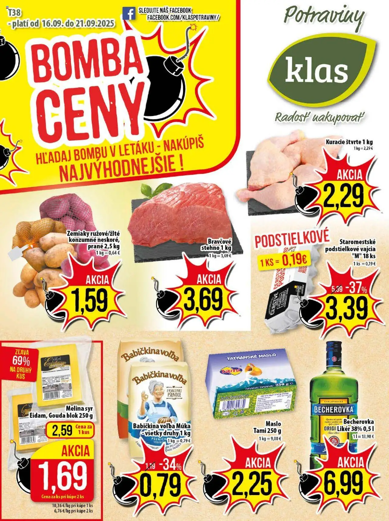 Klas leták - strana 1- platný od 16.09.2025