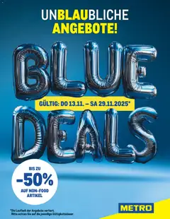 Vorschau Metro Blue Deals gültig ab 13.11.2025