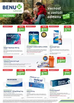 BENU Lekáreň leták platný od 01.10.2025