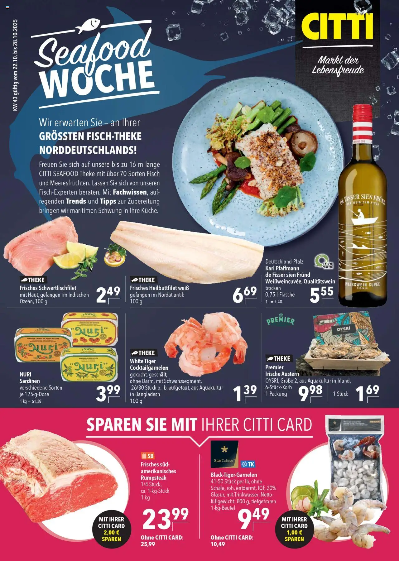 CITTI Markt Prospekt 	 - Seite 1 - gültig ab 22.10.2025