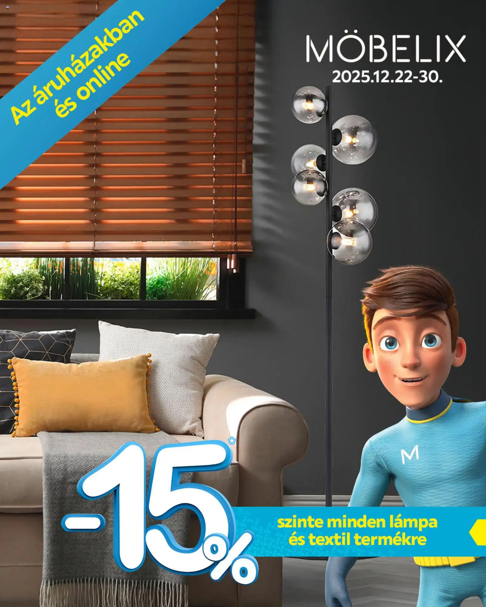 Möbelix Szórólap - 1oldal - érvényes 2025.12.22.-tól