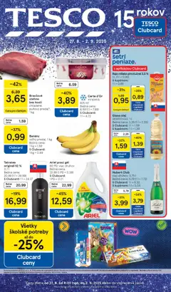 Tesco leták platný od 27.08.2025