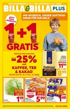 Vorschau Billa Flugblatt - Niederösterreich gültig ab 15.01.2026