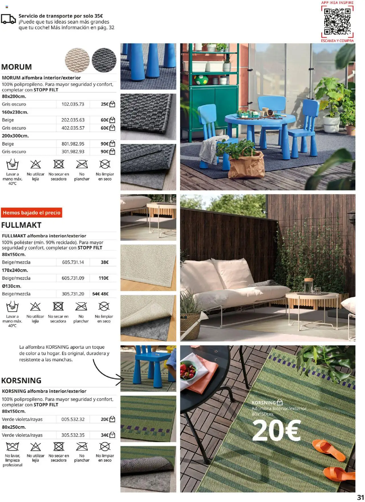 Catálogo IKEA Alfombras - Página de 31 - Válido desde 01/09/2025