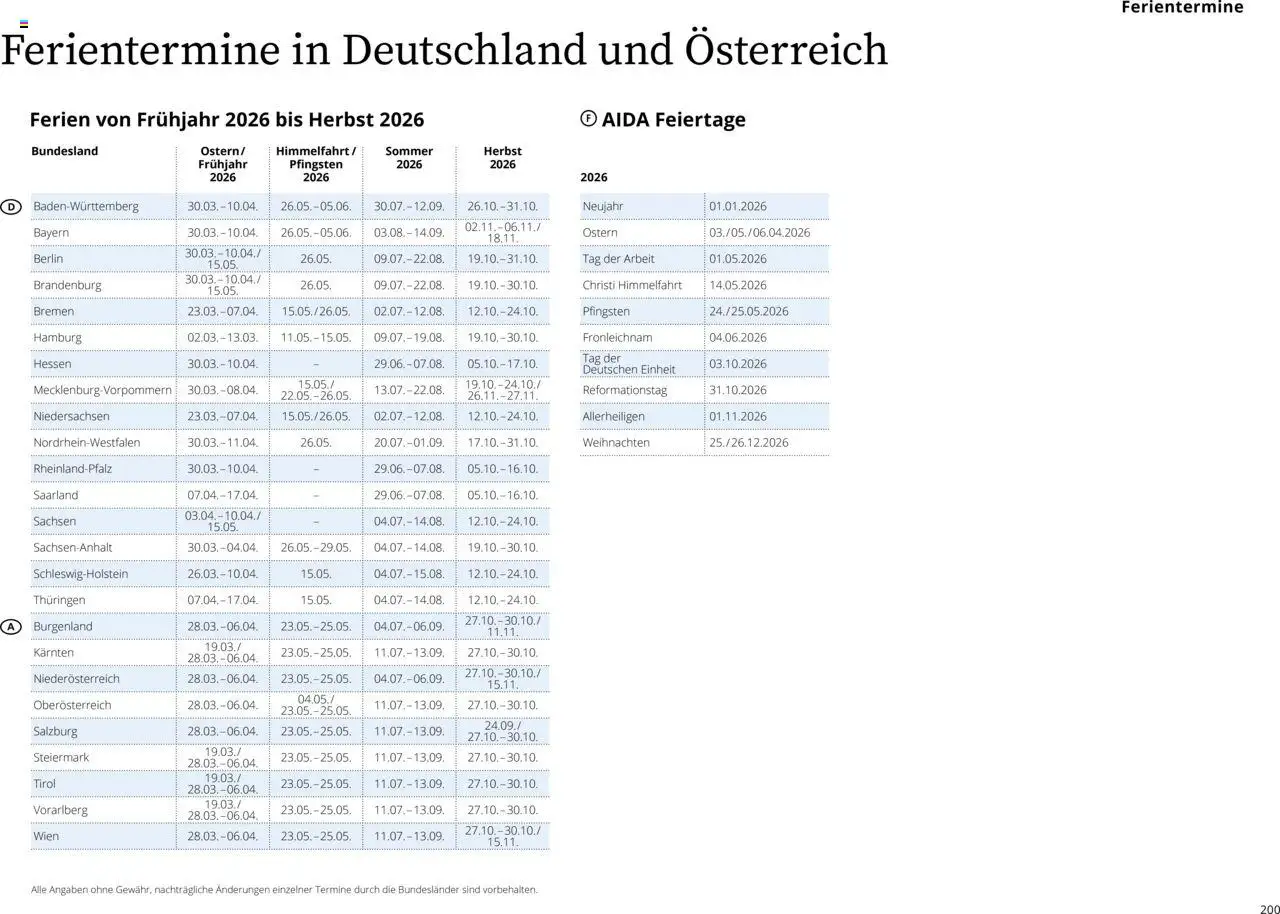 Aida Sommer 2026 - Seite 200 - gültig ab 01.03.2026