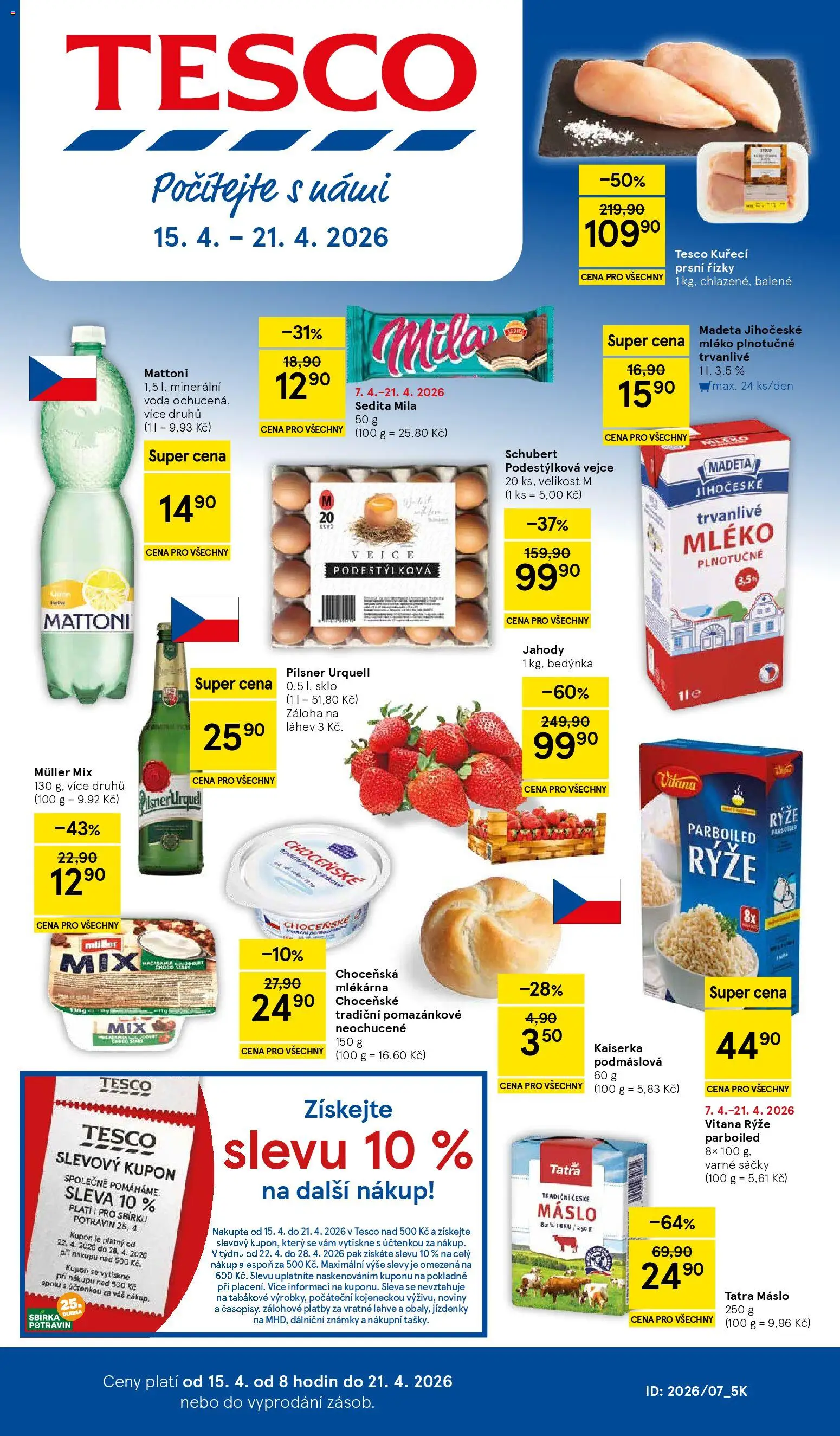 Tesco leták - Hypermarket - strana 1- platný od 15.04.2026