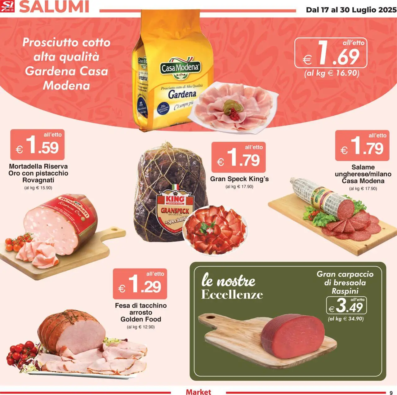 Sì con Te	Market catalogo - pagina 9 - valido dal 17/07/2025
