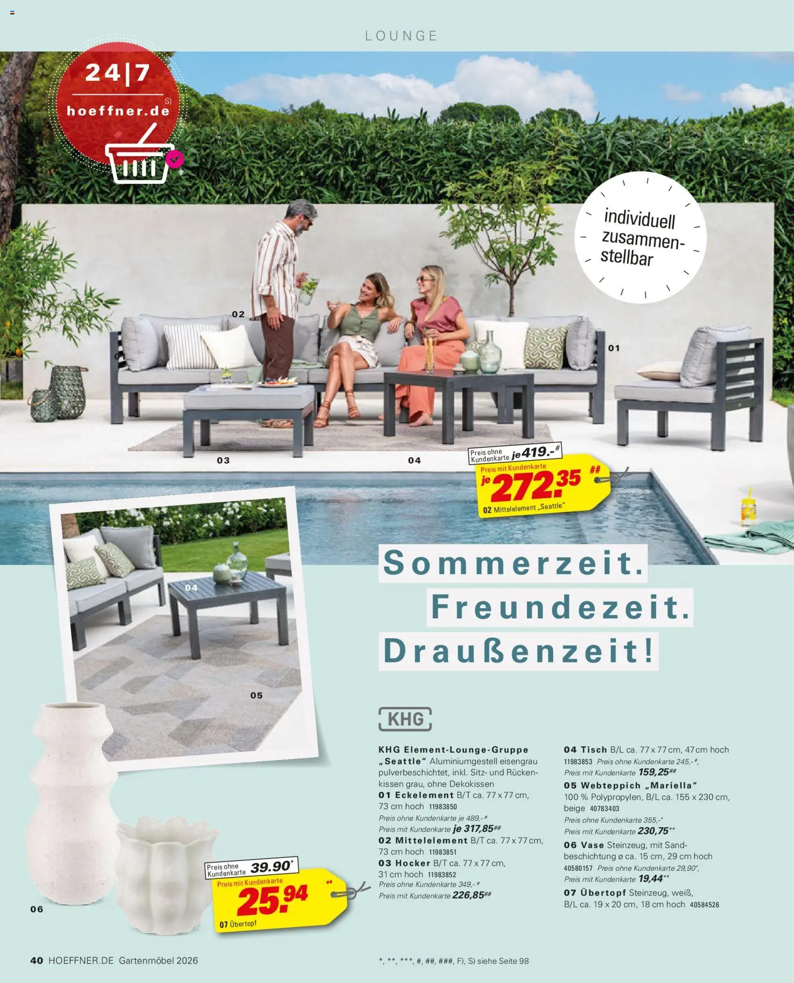 Höffner Prospekt Gartenmöbel - Seite 40 - gültig ab 27.03.2026